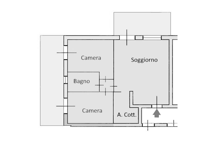 Grado, Italie, 3 Bedrooms Bedrooms, ,1 BathroomBathrooms,Byt,Prodané,1430