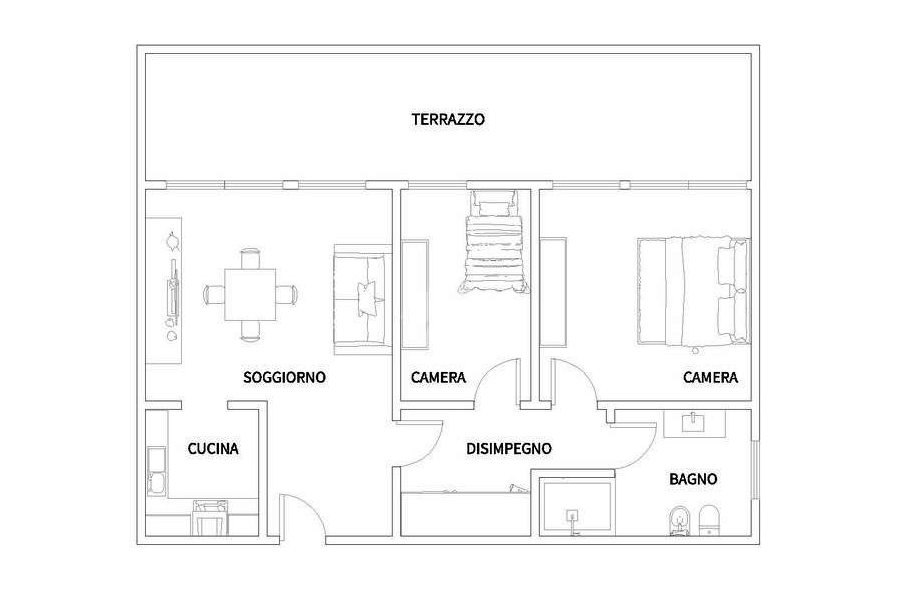 Grado, Italie, 3 Bedrooms Bedrooms, ,1 BathroomBathrooms,Byt,Na prodej,1669